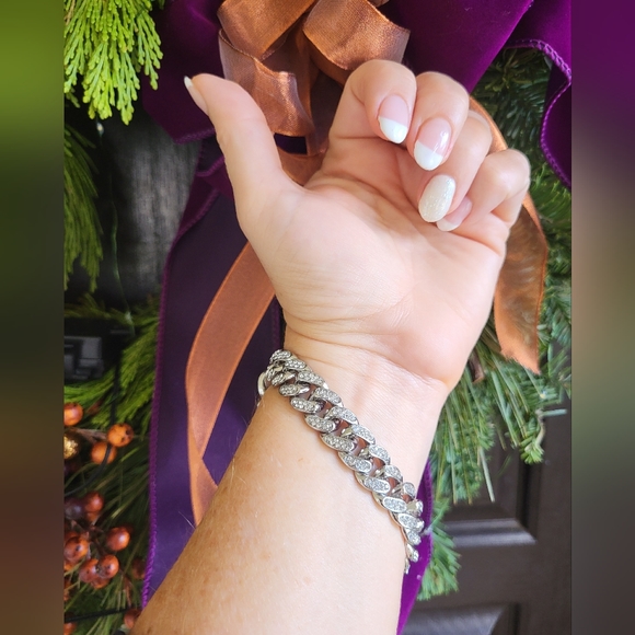 BRAND NEW CUBAN LINK 8 inch 22 mm BRACELET ABSOLUTELY STUNNING 😍 - Picture 6 of 6